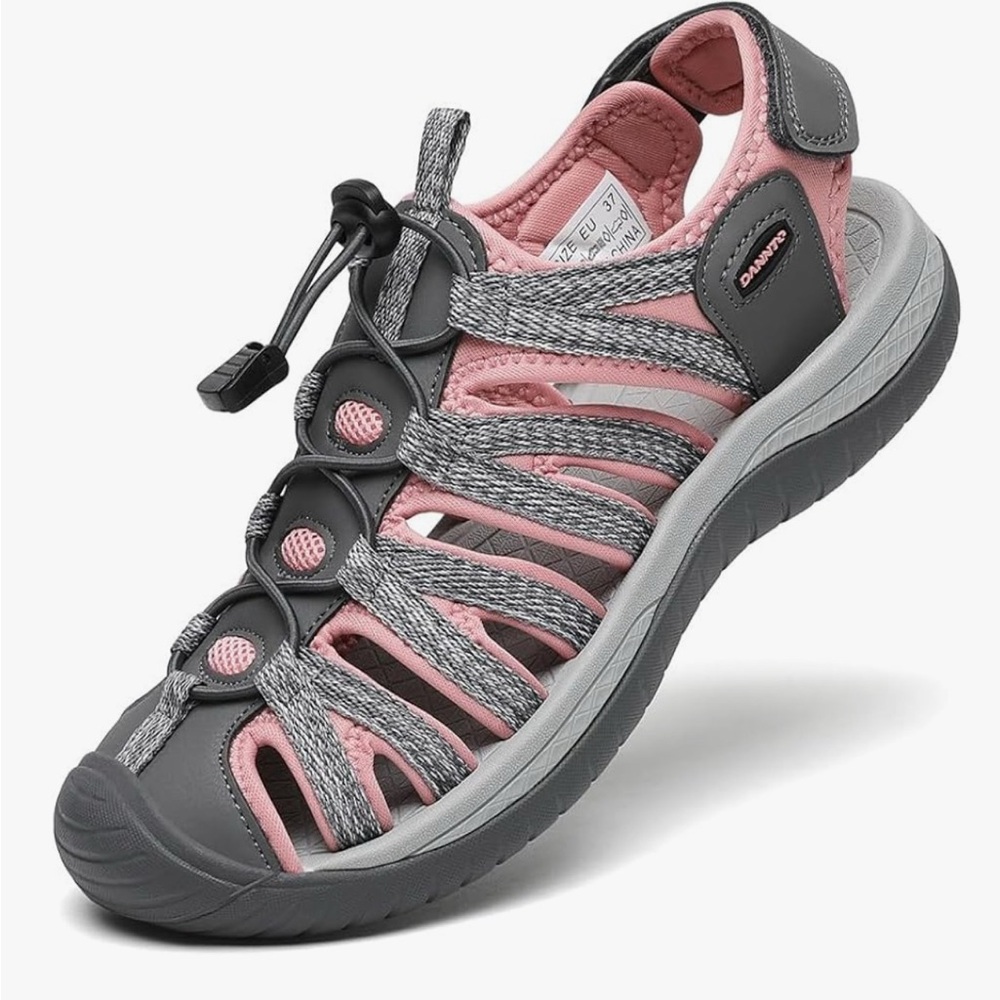 Danner Women's Outdoor Sandals in Pink and Gray